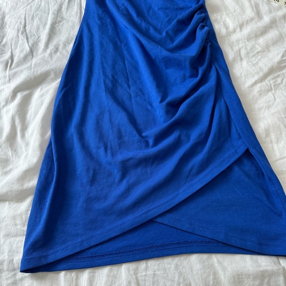 Treasure & Bond One Shoulder Blue Dress - Picture 6 of 8